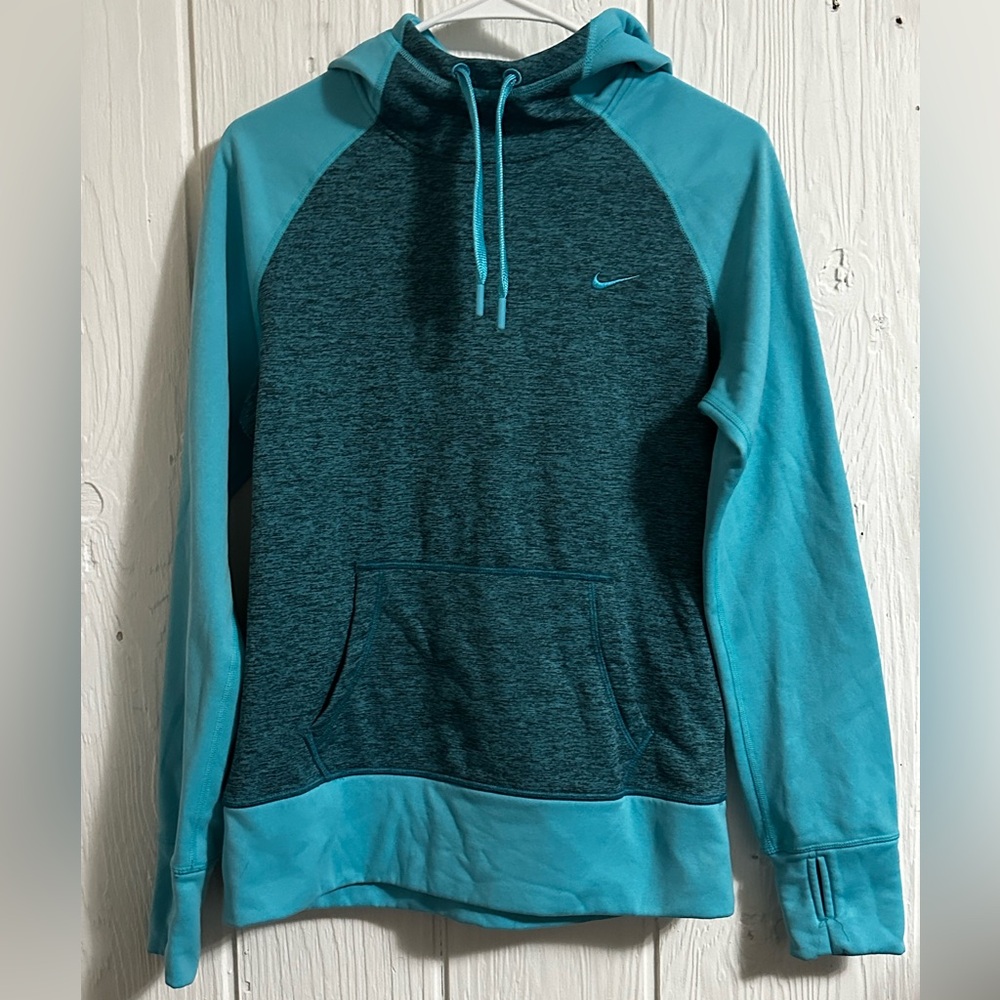 Nike Therma-Fit Teal Hooded Sweatshirt